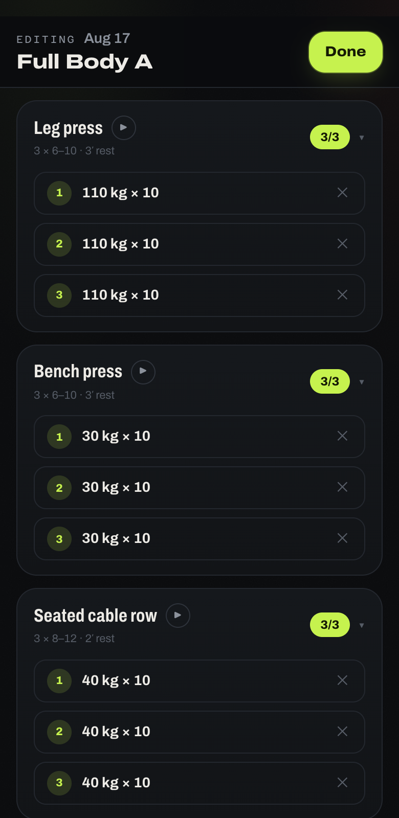 FITTRACK — Fitness Tracker